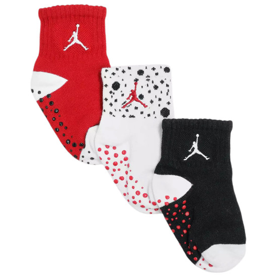Jordan Βρεφικές κάλτσες Cement Gripper Quarter Grippy Socks 3 pairs